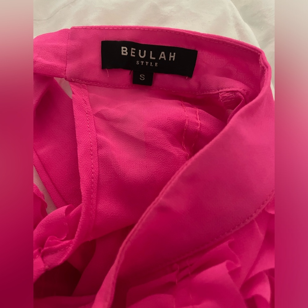 Beulah Pink Ruffled Top - Picture 4 of 12